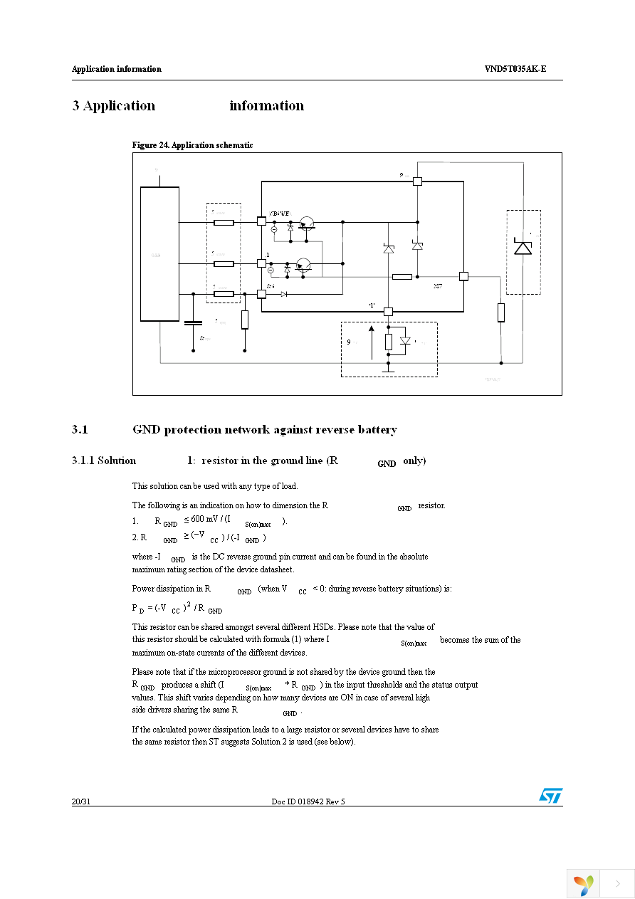 VND5T035AKTR-E Page 20