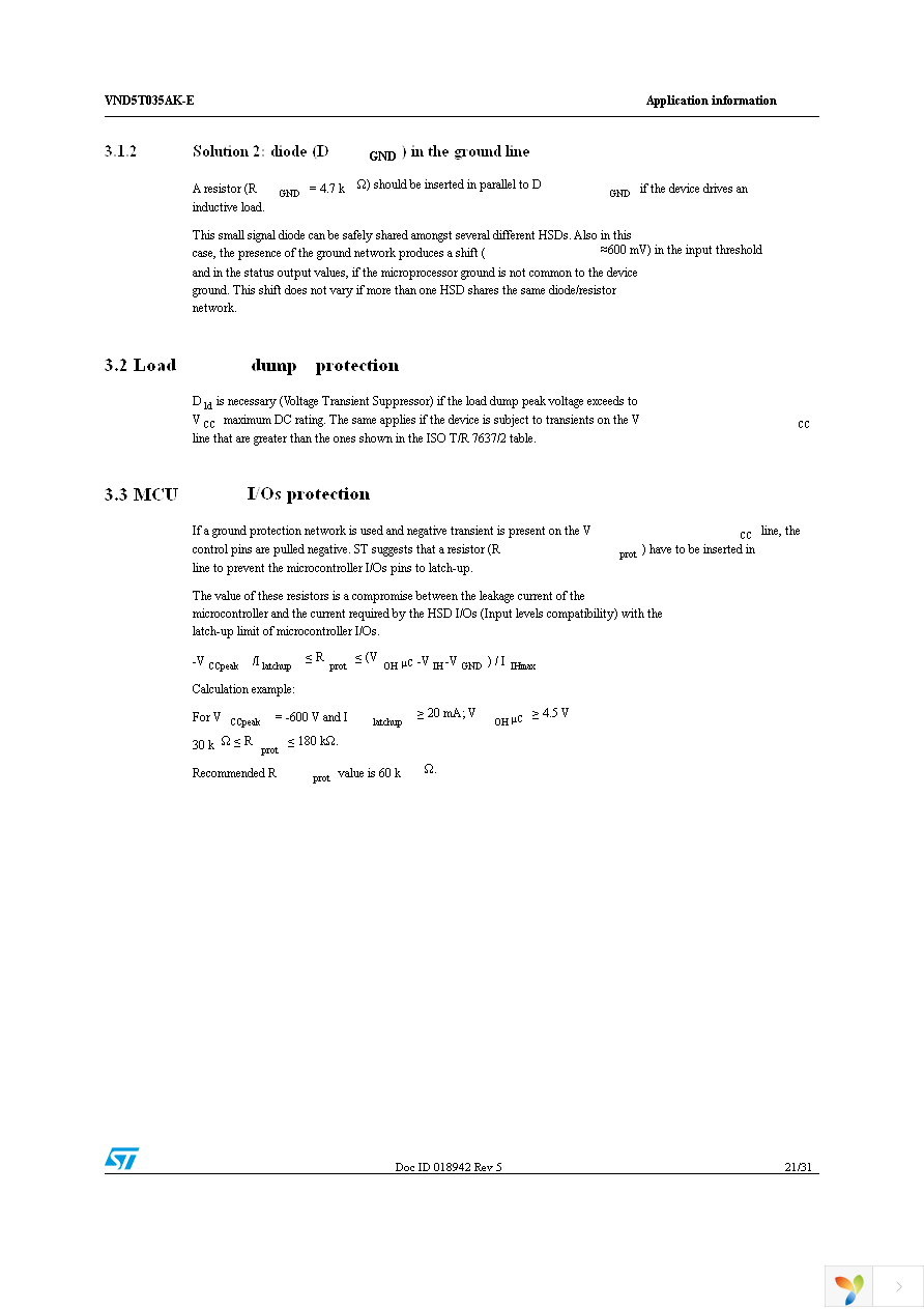 VND5T035AKTR-E Page 21