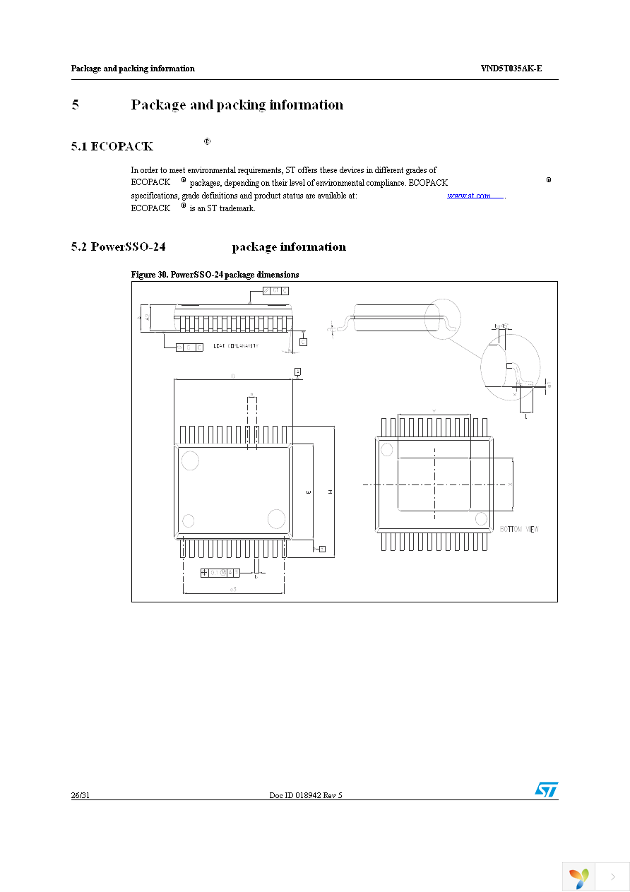 VND5T035AKTR-E Page 26