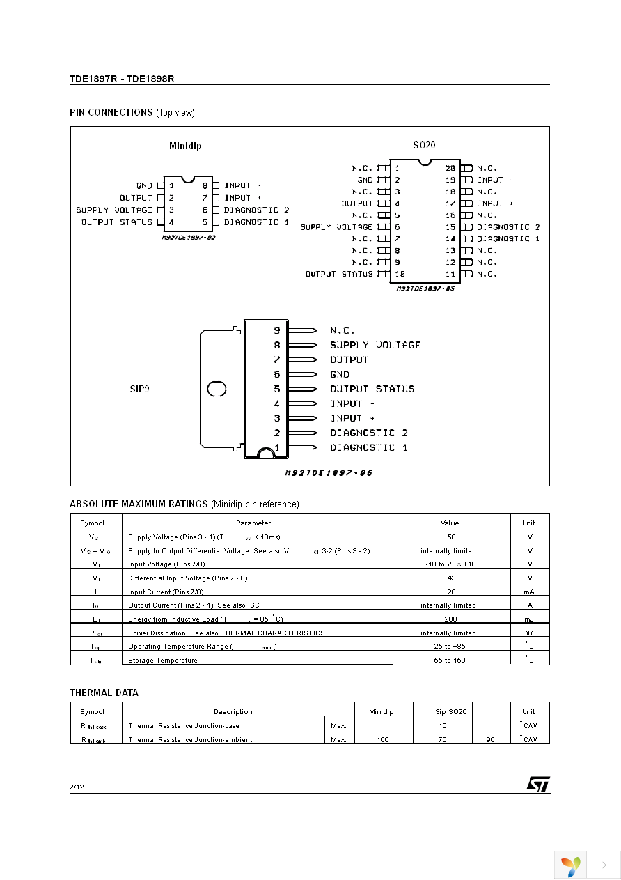 TDE1897RFPT Page 2