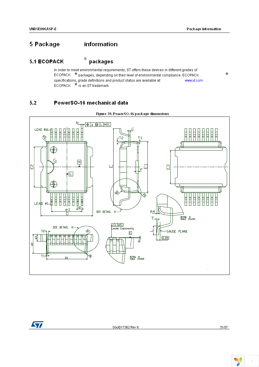 VND5E006ASPTR-E Page 31