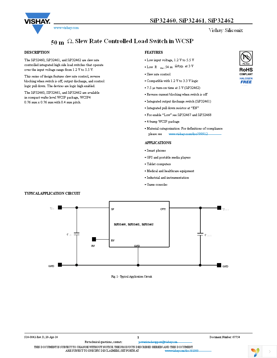 SIP32461DB-T2-GE1 Page 1