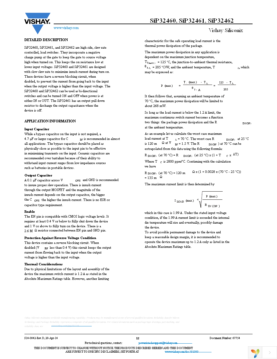 SIP32461DB-T2-GE1 Page 12