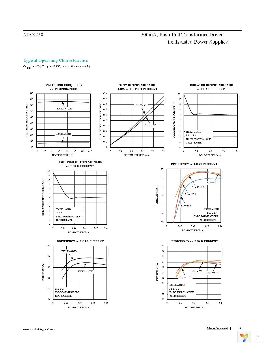 MAX258ATA+T Page 4