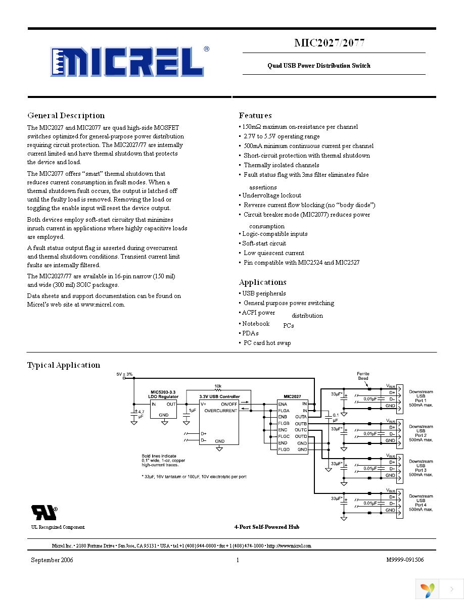 MIC2027-1YM Page 1