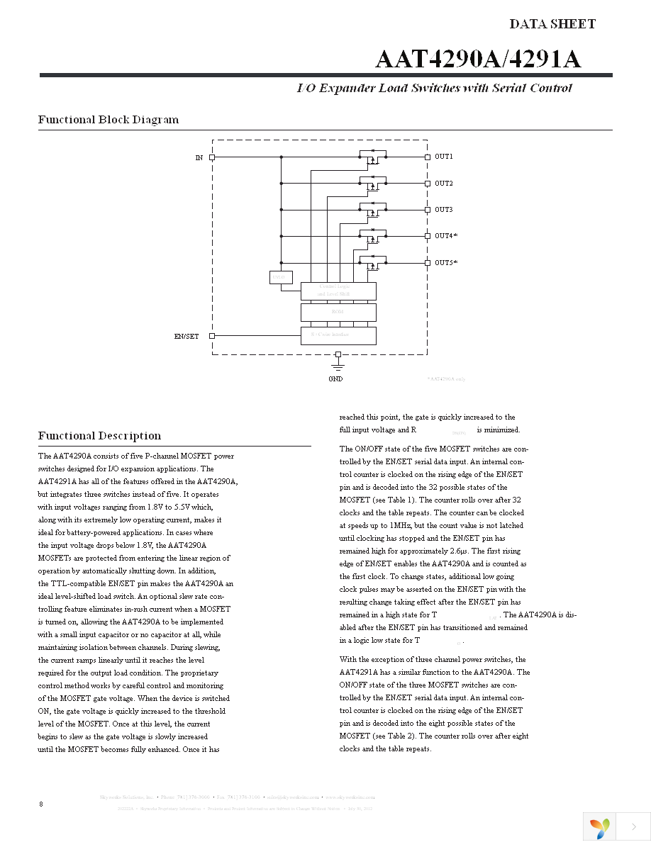 AAT4291AIJS-1-T1 Page 8