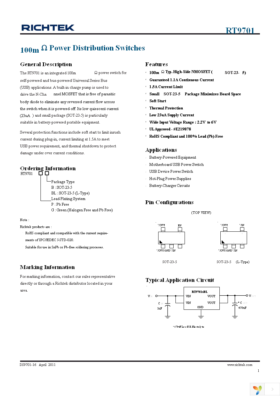 RT9701GB Page 1