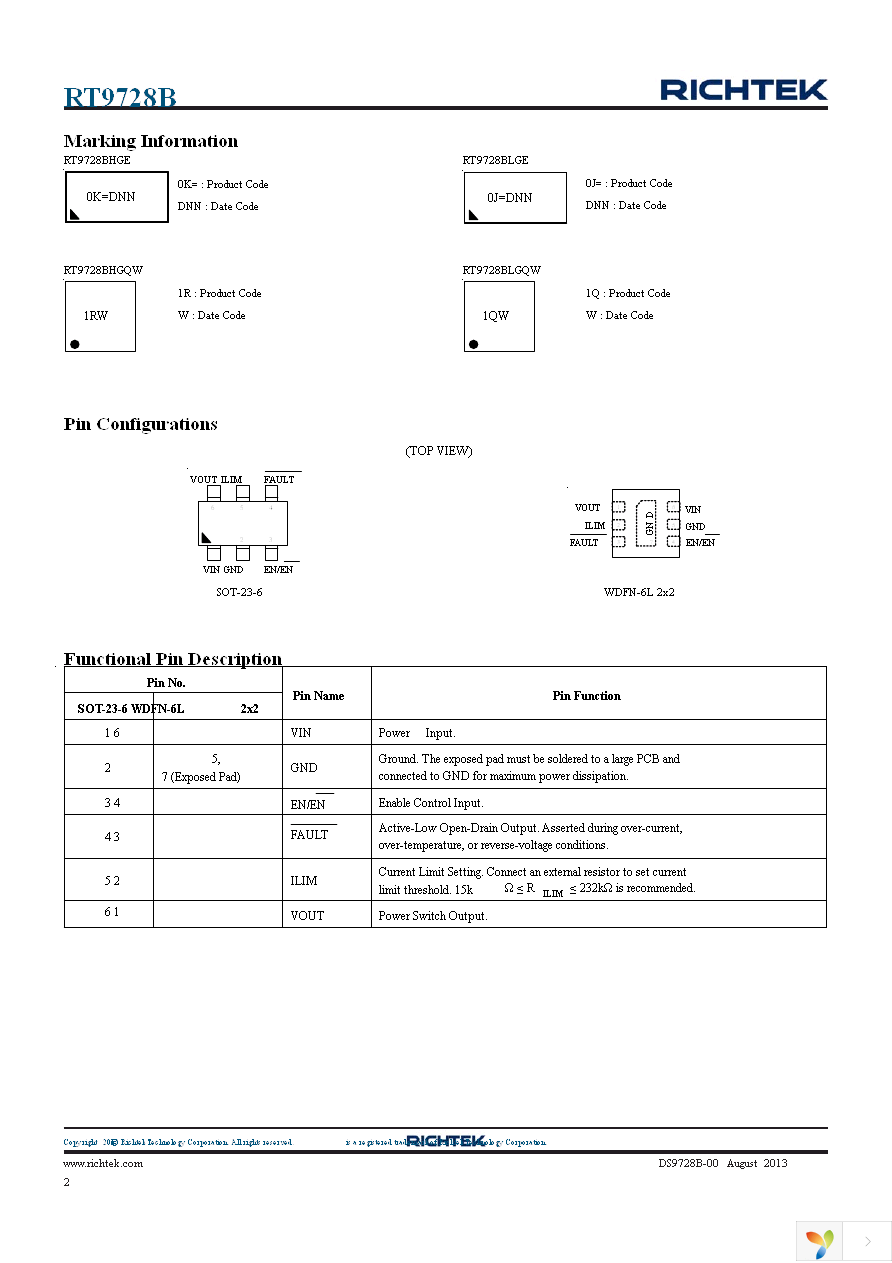 RT9728BLGQW Page 2