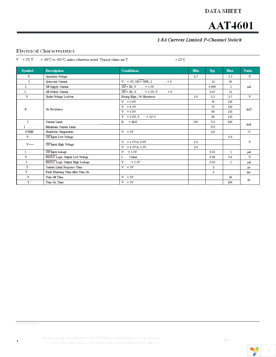 AAT4601IAS-T1 Page 4