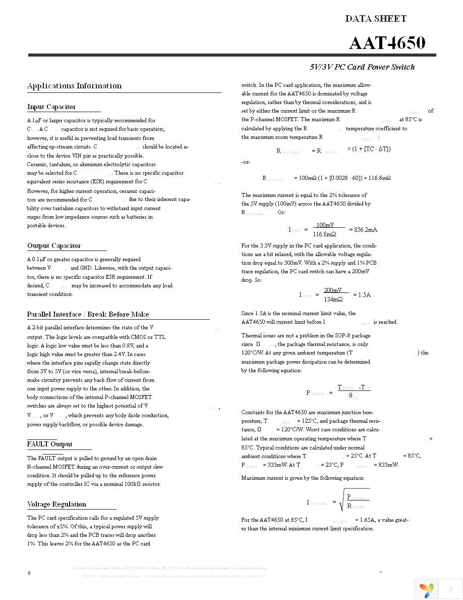 AAT4650IAS-T1 Page 8