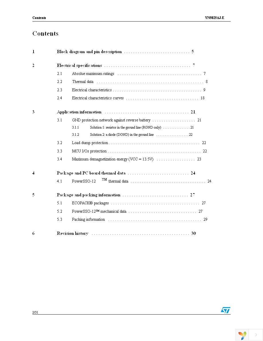 VN5025AJTR-E Page 2