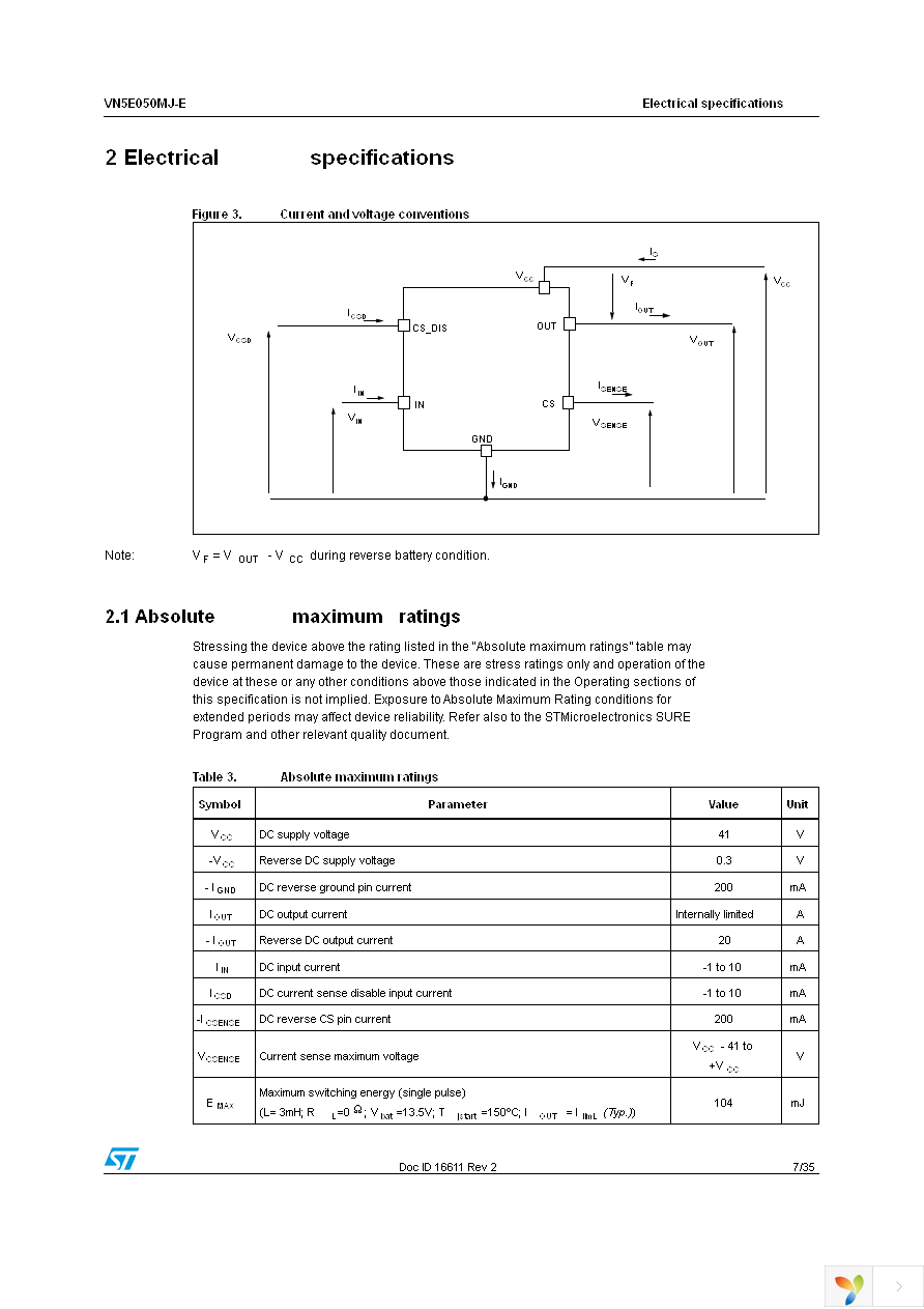 VN5E050MJTR-E Page 7