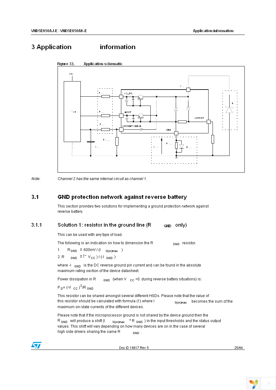 VND5E050AJTR-E Page 25