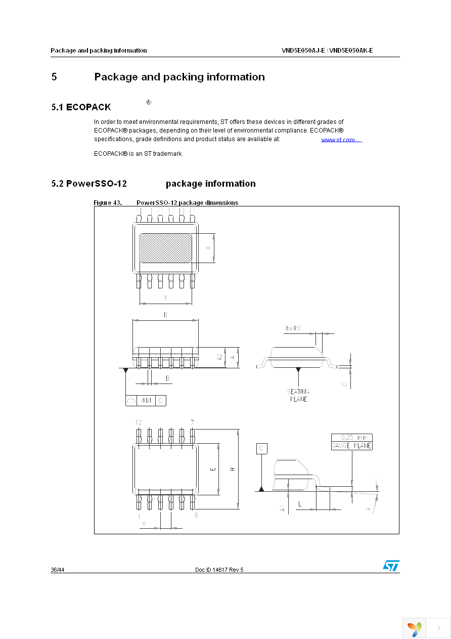 VND5E050AJTR-E Page 36