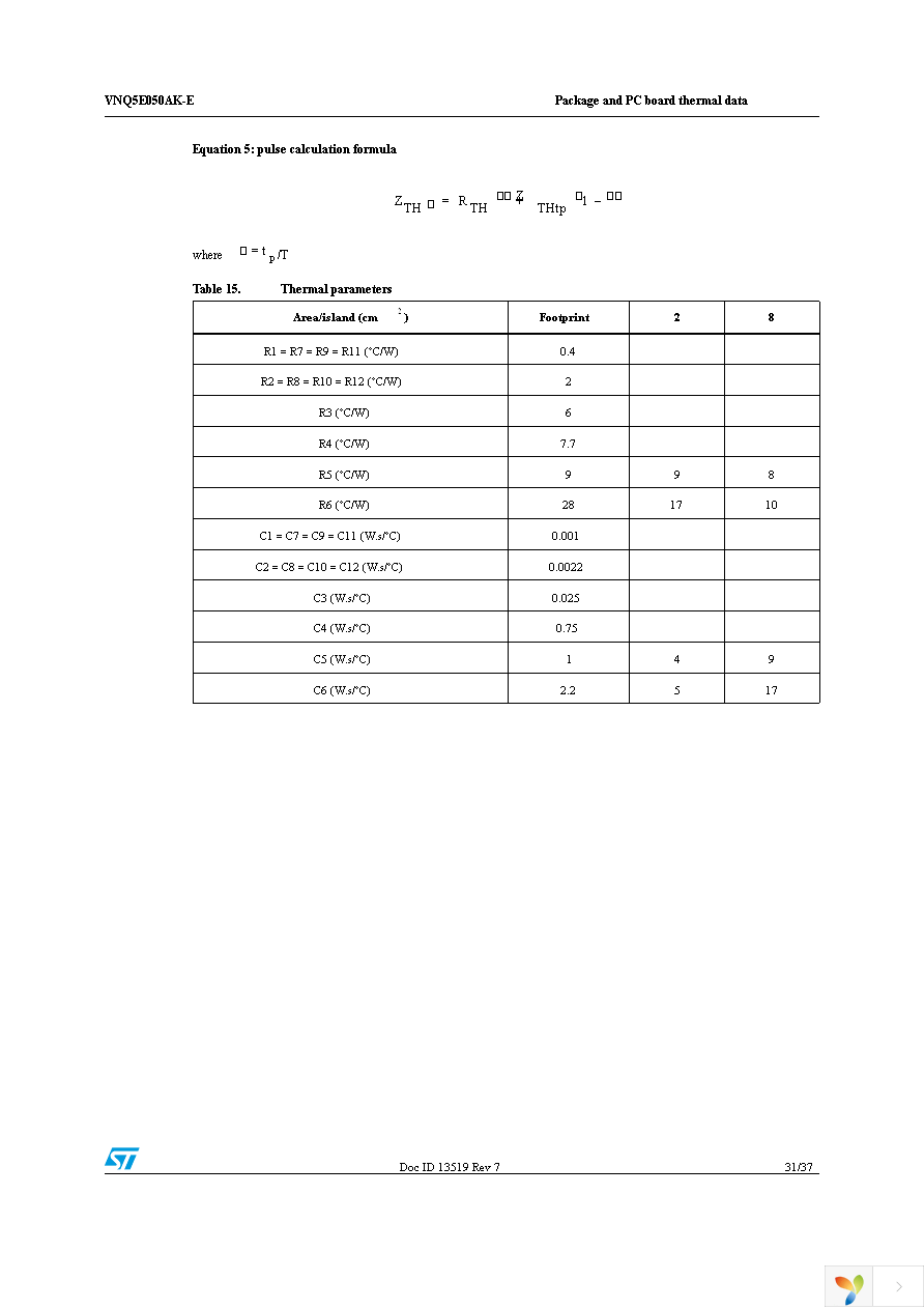 VNQ5E050AKTR-E Page 31