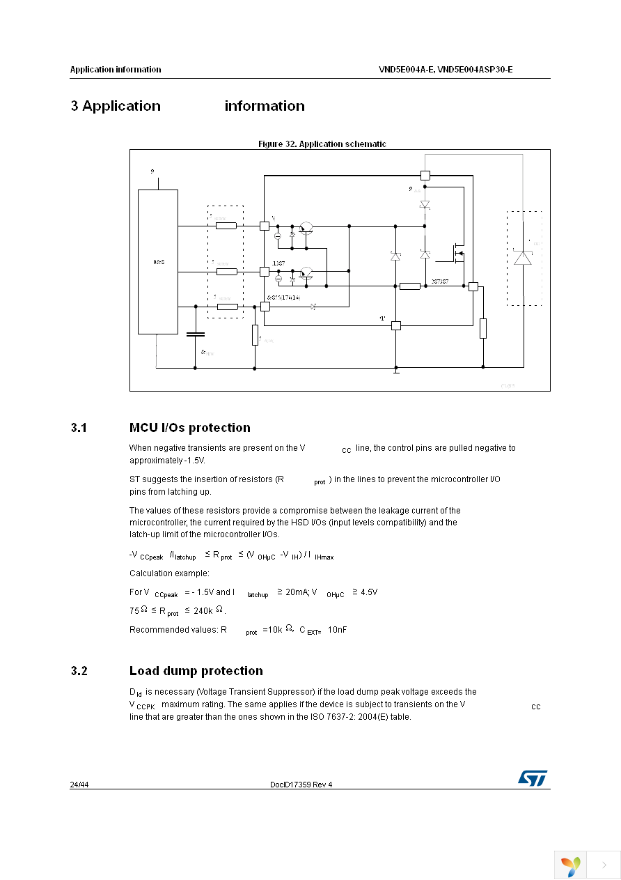 VND5E004A30TR-E Page 24