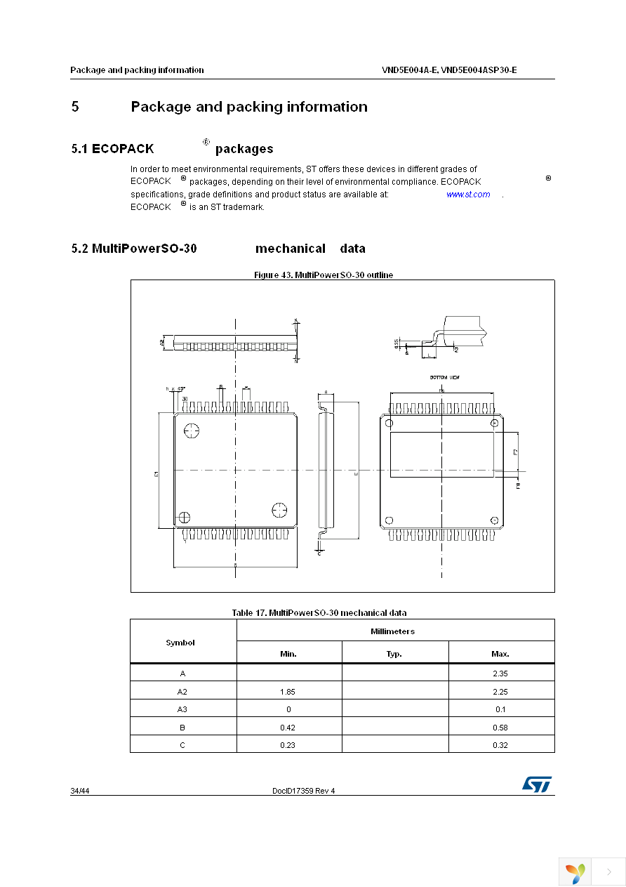 VND5E004A30TR-E Page 34