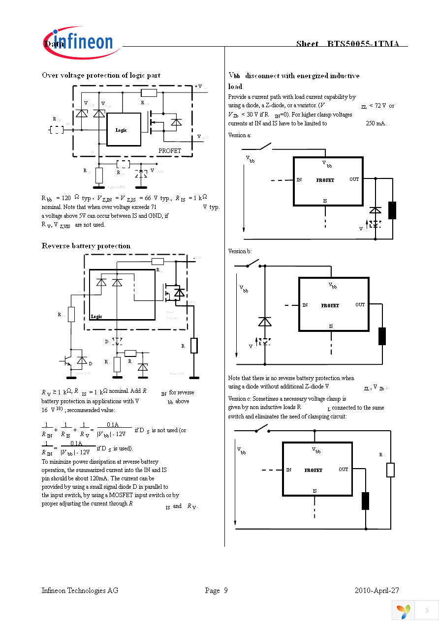 BTS50055-1TMA Page 9