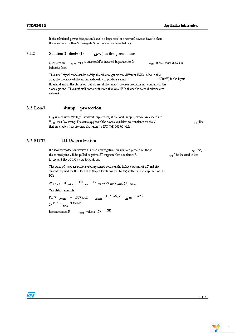 VND5E160JTR-E Page 23