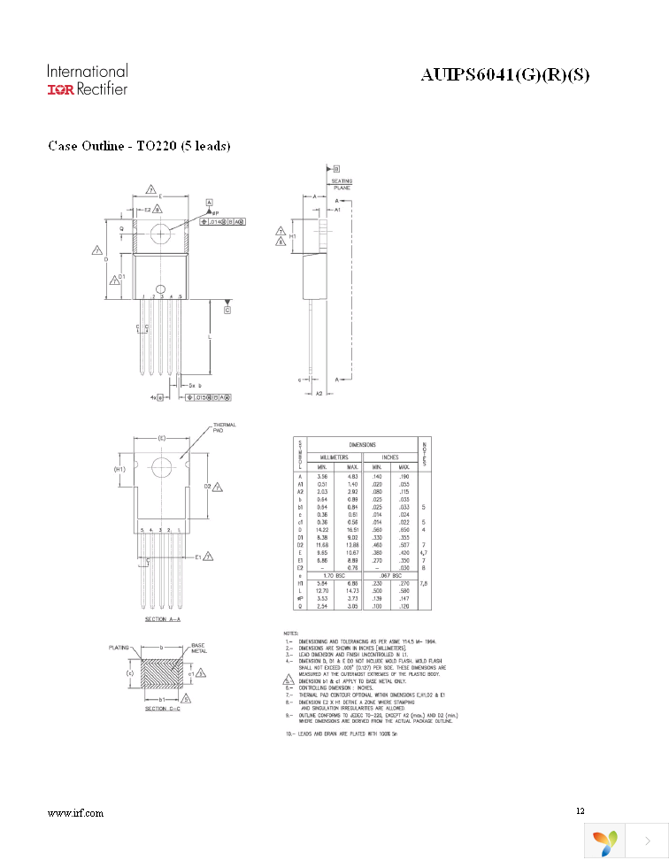 AUIPS6041GTR Page 12