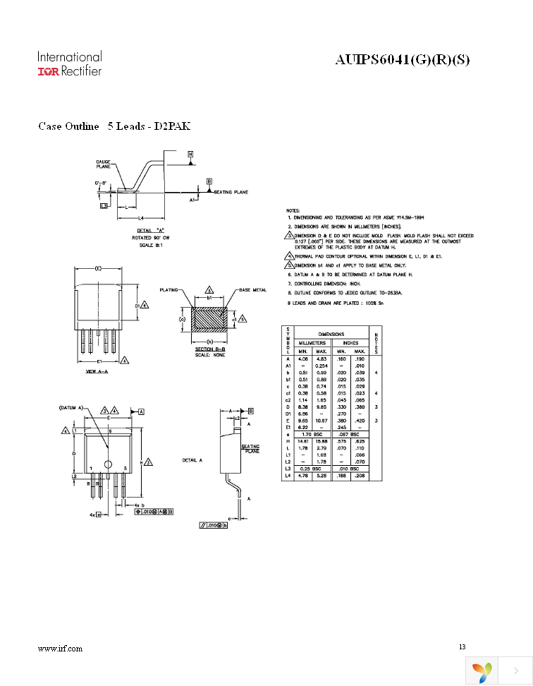 AUIPS6041GTR Page 13