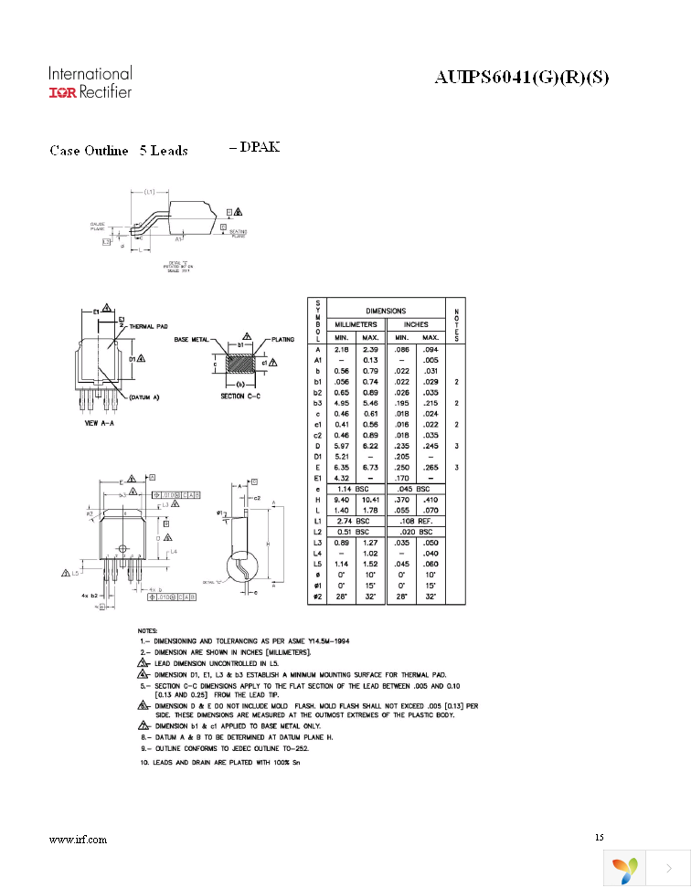 AUIPS6041GTR Page 15