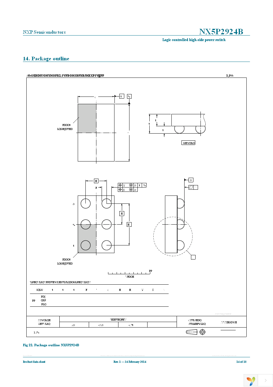 NX5P2924BUK Page 14