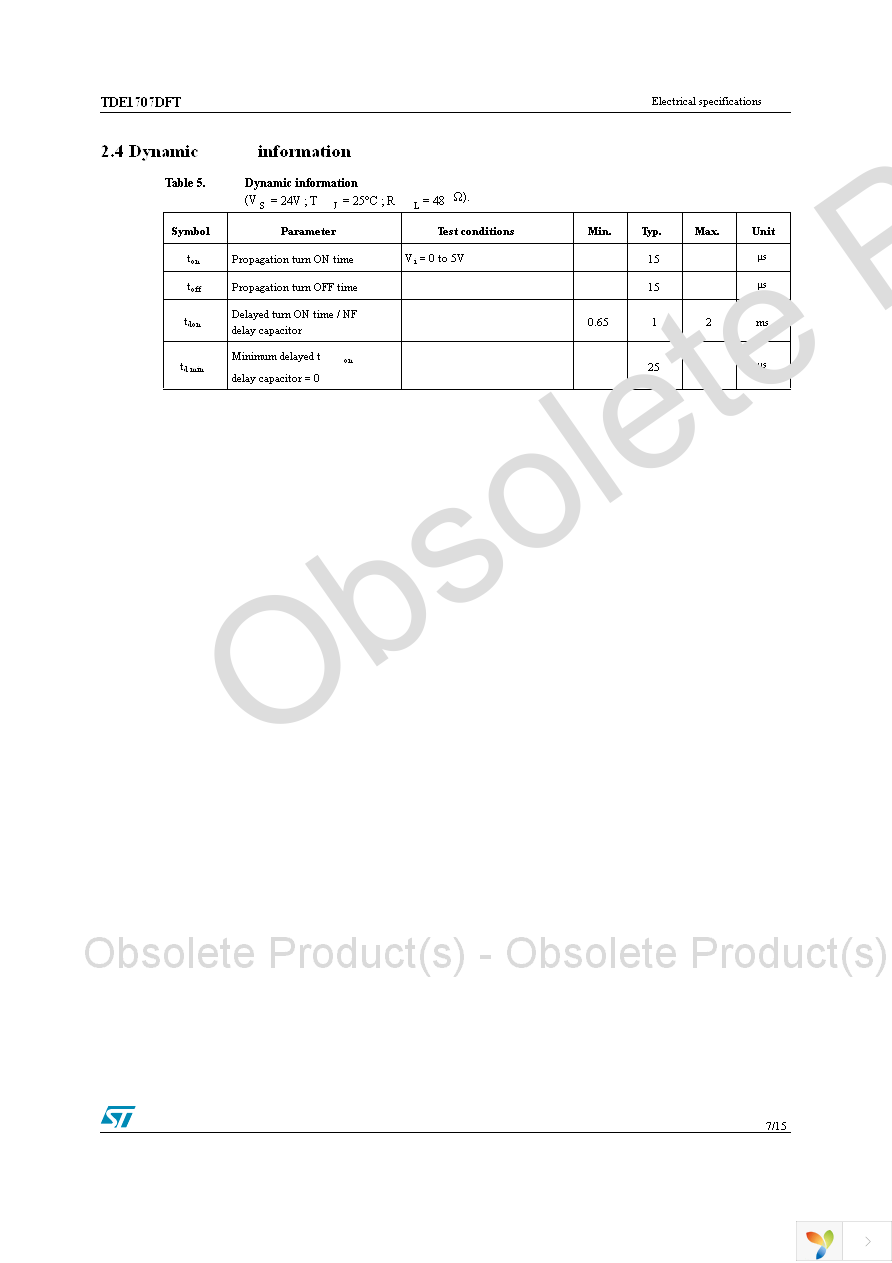 TDE1707DFT Page 7