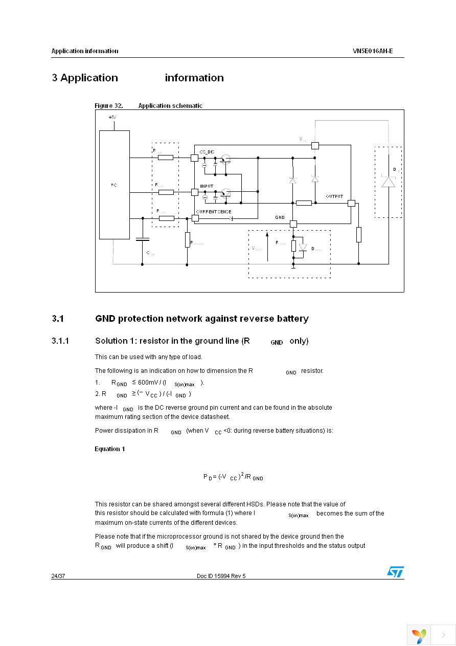 VN5E016AHTR-E Page 24