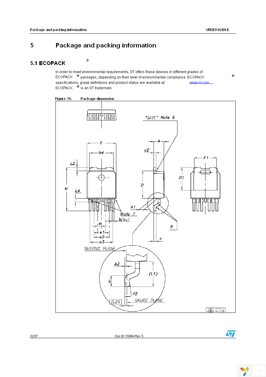 VN5E016AHTR-E Page 32