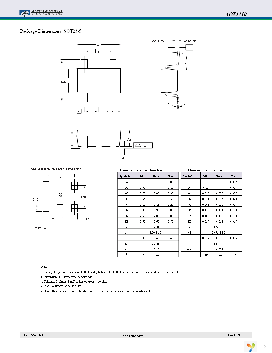 AOZ1310CI-1 Page 9