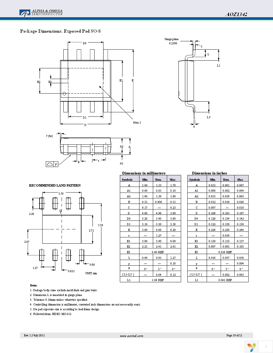 AOZ1342PI Page 10