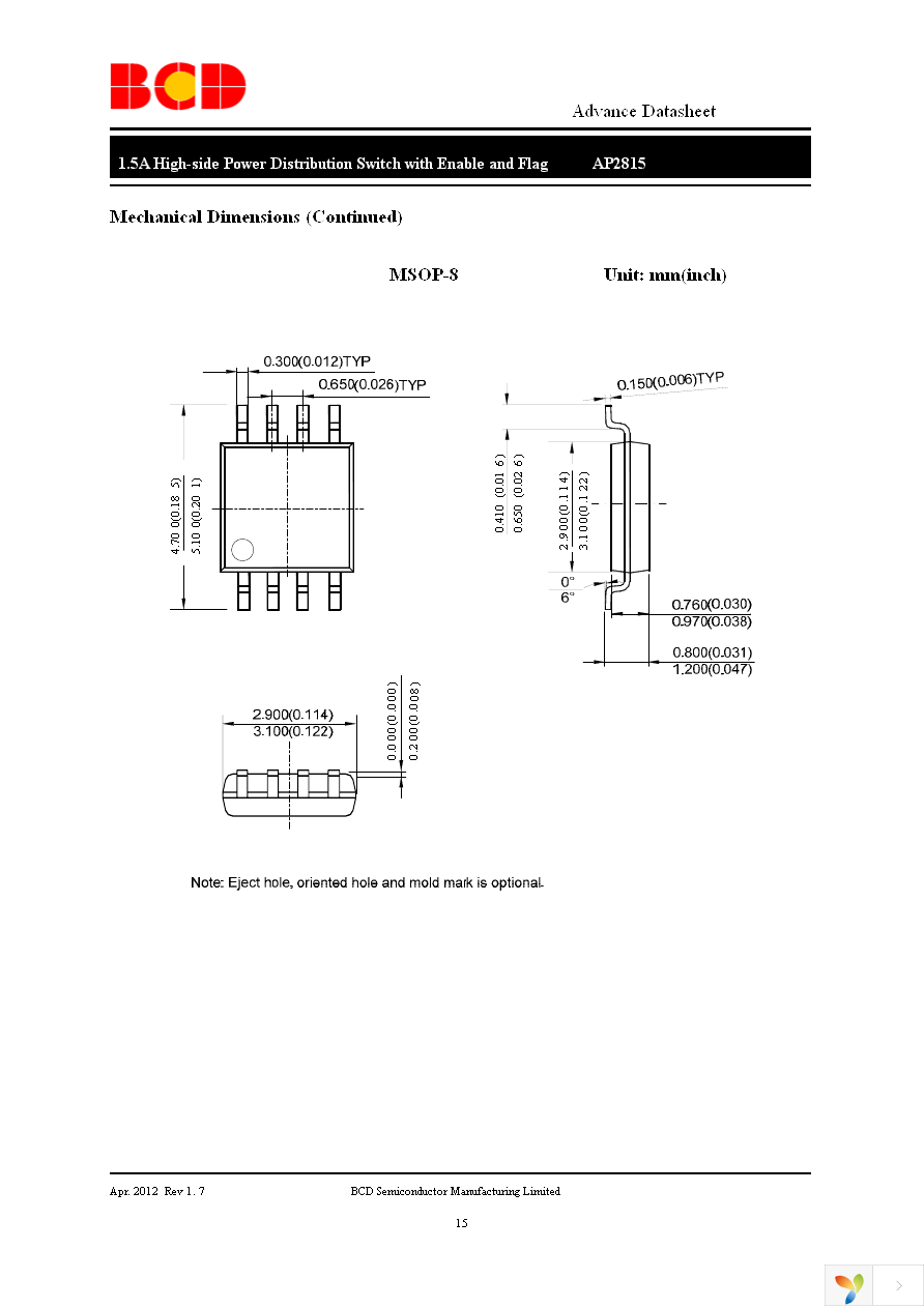 AP2815AMMTR-G1 Page 15