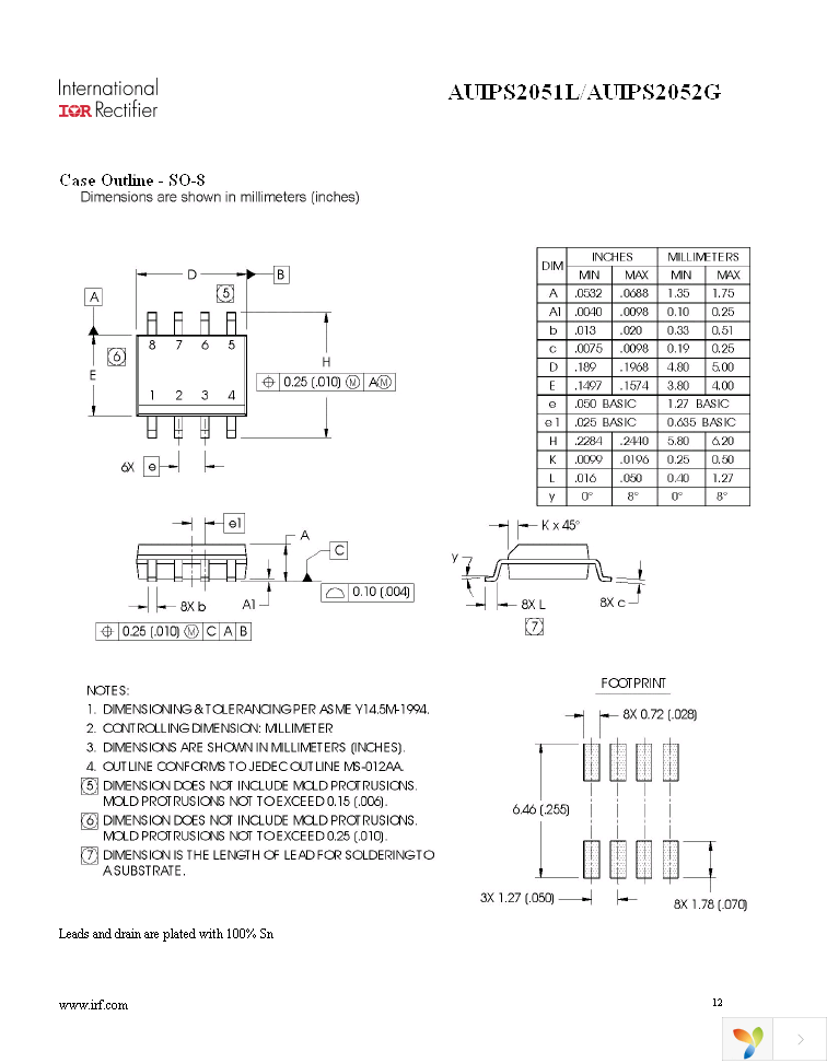 AUIPS2051LTR Page 12
