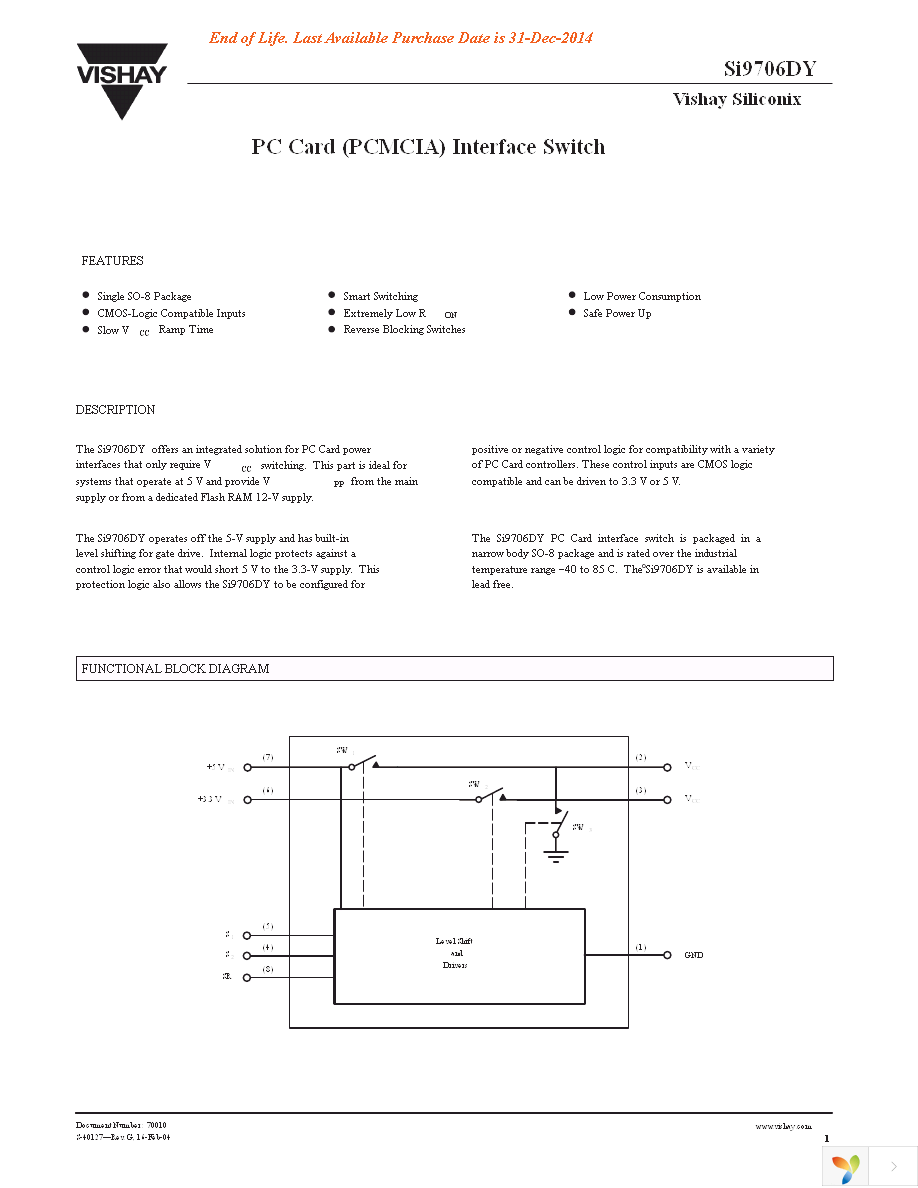 SI9706DY-T1-E3 Page 1