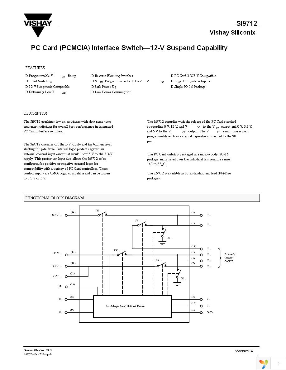 SI9712DY-T1-E3 Page 1