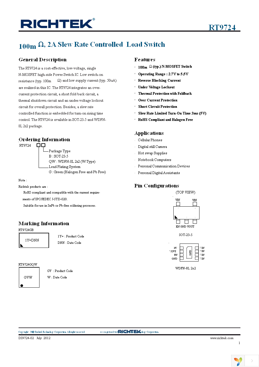 RT9724GB Page 1