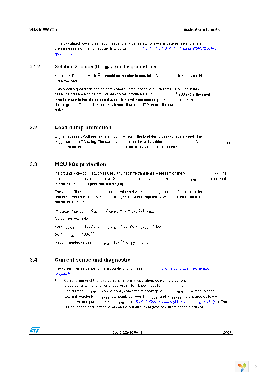 VND5E160ASOTR-E Page 25