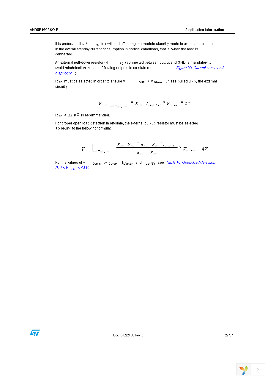 VND5E160ASOTR-E Page 27