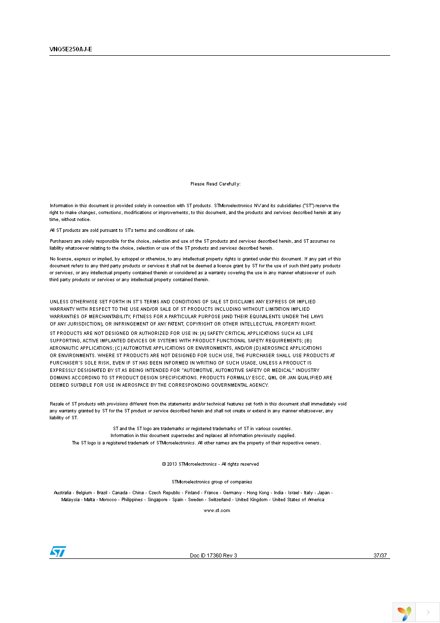 VNQ5E250AJ-E Page 37