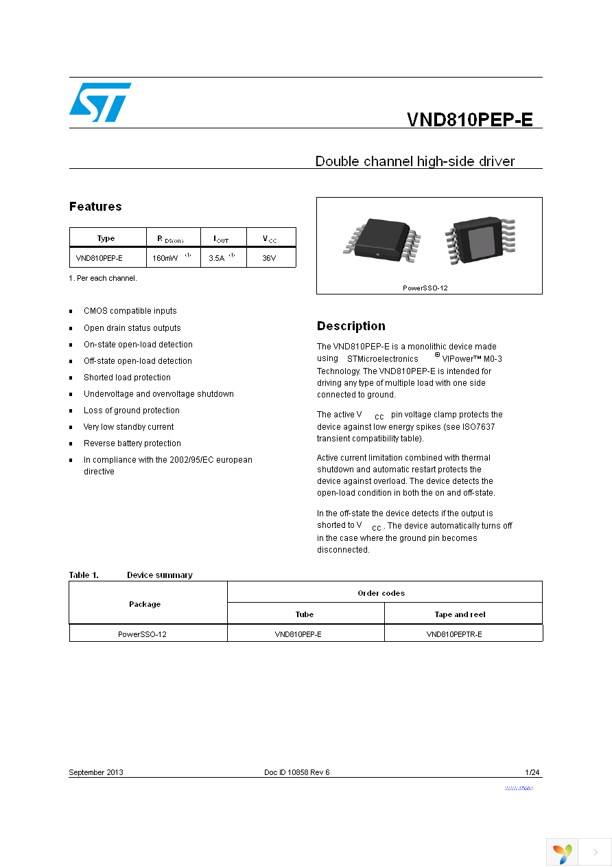 VND810PEPTR-E Page 1