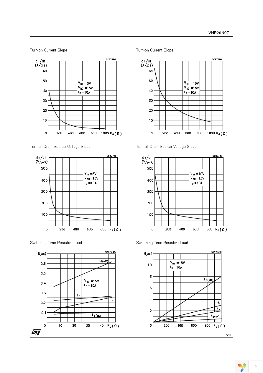 VNP20N07-E Page 7