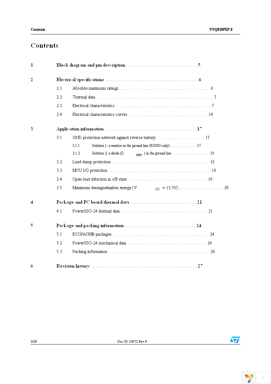 VNQ810PEP-E Page 2