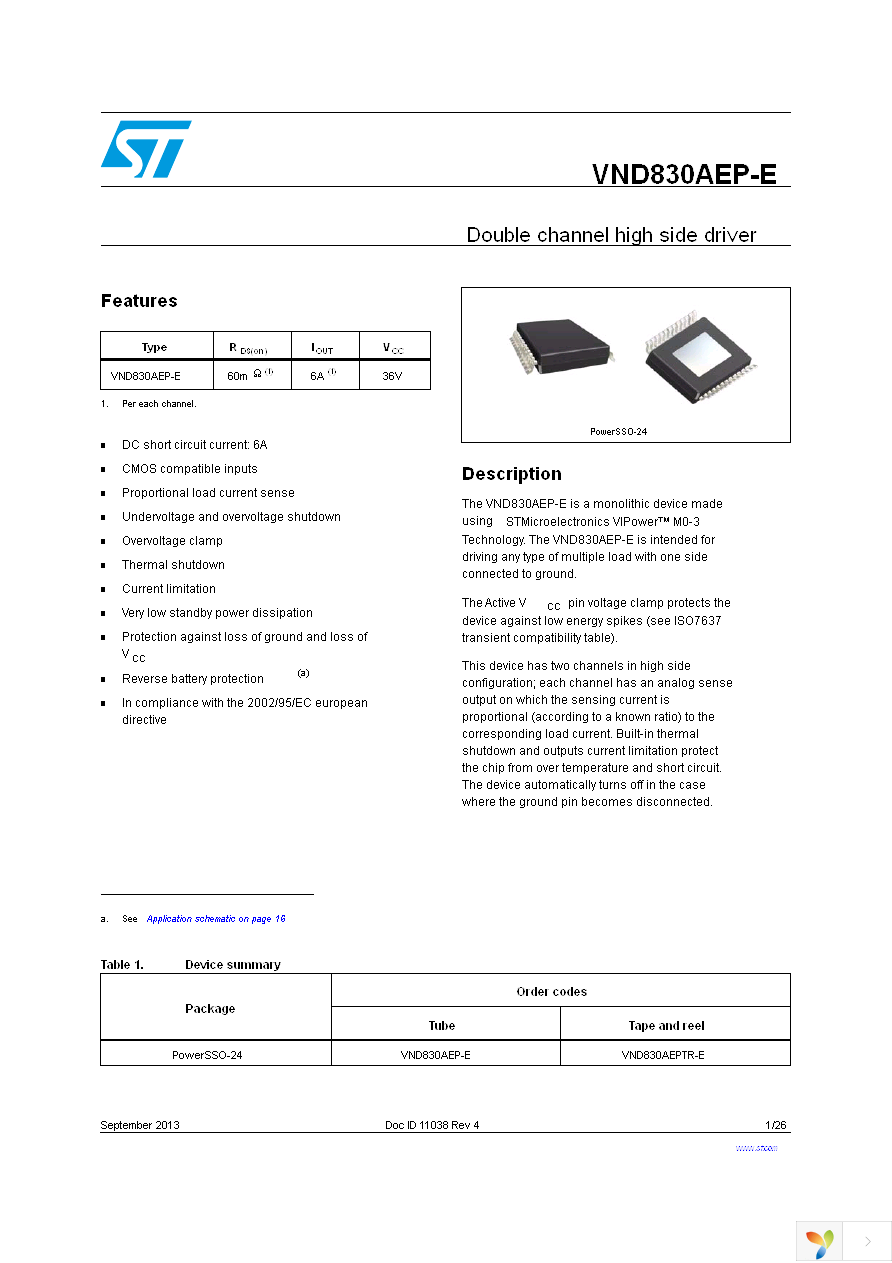 VND830AEP-E Page 1