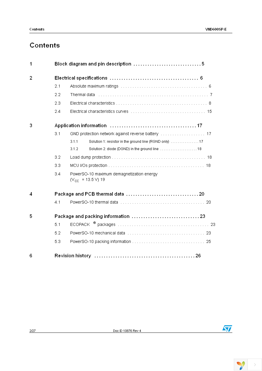 VND600SPTR-E Page 2