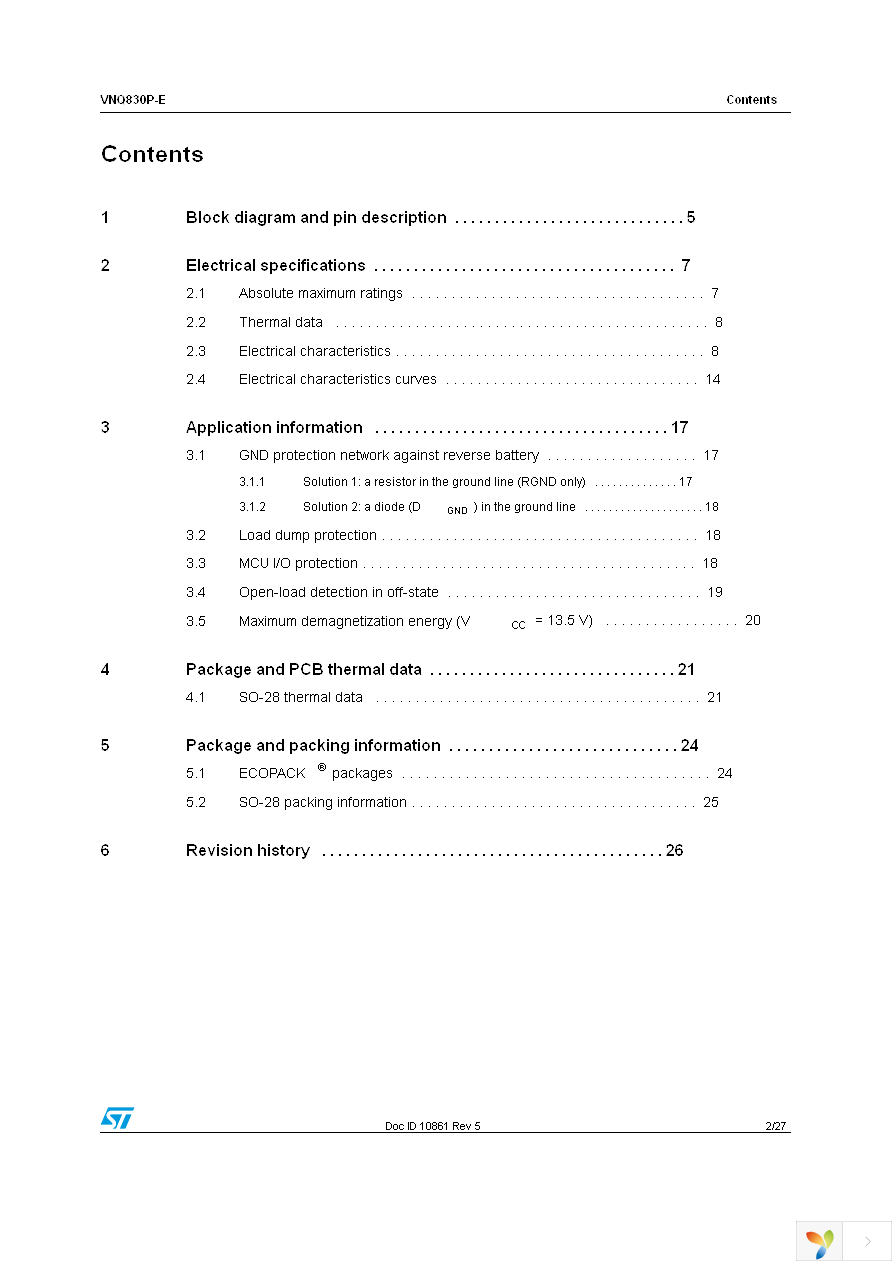 VNQ830PTR-E Page 2