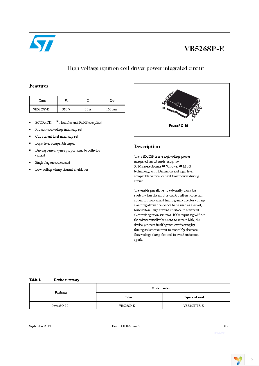 VB526SPTR-E Page 1