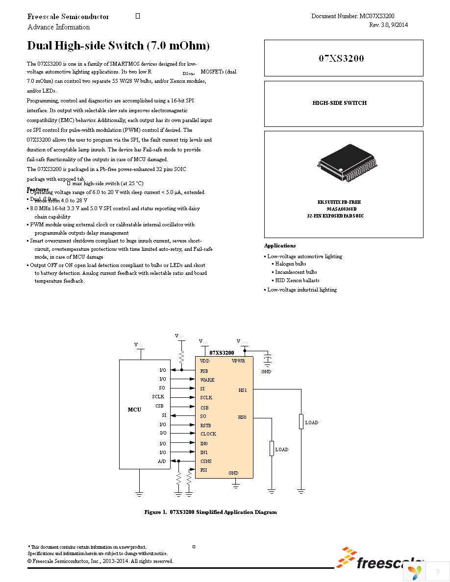 MC07XS3200EK Page 1