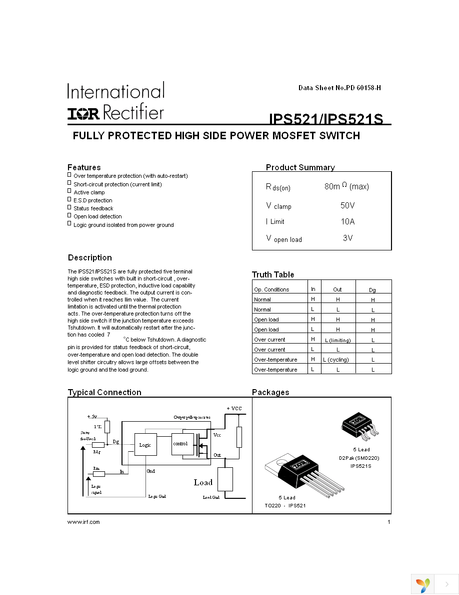 IPS521S Page 1