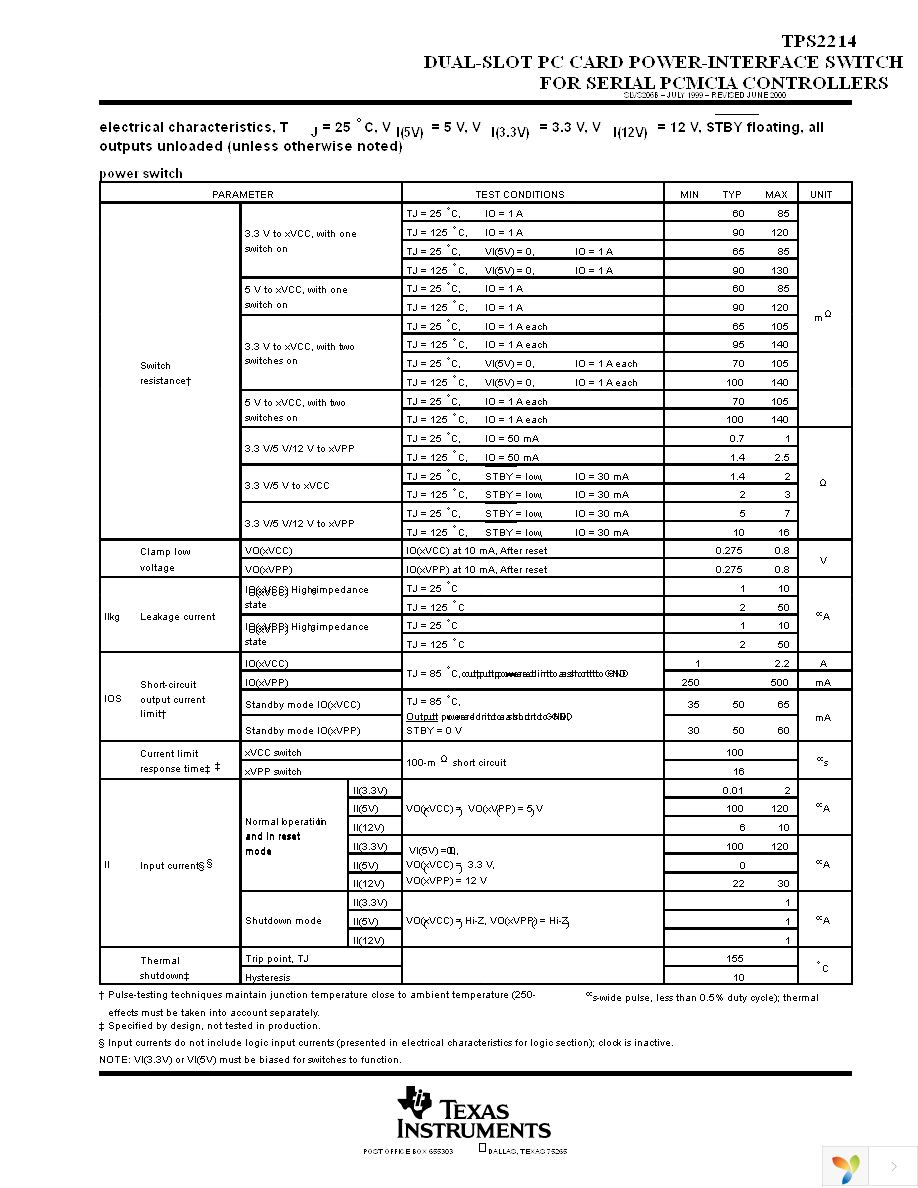 TPS2214DB Page 5